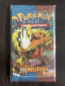 Pokemon HS Triumph - Booster Pack Nuevo y EMBALAJE ORIGINAL SELLADO Alemán - Elevoltek Artwork - Imagen 1 de 2