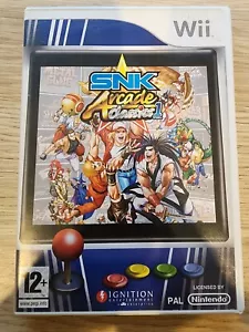 SNK Arcade Classics Volume 1, Nintendo Wii, Used Complete, PAL - Picture 1 of 4