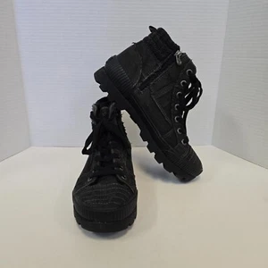 Blowfish Combat boot 9 blk punk indie sleaze festival boho zip hiking walking - Bild 1 von 15