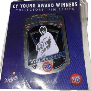 NEW Los Angeles Dodgers Cy Young Award Winners Mike Marshall Pin #4 - Picture 1 of 4