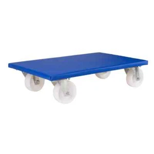 Möbelroller Rollbrett 500 kg mit Kunststofflenkrollen Transportroller - Bild 1 von 2