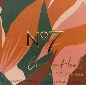 SENT TRACKED new unused Boots no.7 Bronze Heat face & eye palette - Picture 1 of 5