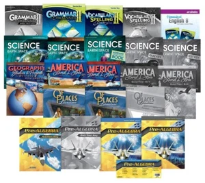 ABeka 8th grade COMPLETE CURRENT CURRICULUM 8 Student Kit Teacher Editions Keys - Picture 1 of 2