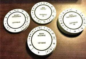 YOUR CHOICE Cadaco All-Star Baseball (10 PRE-CUT Discs) Let's Get Acquainted! - Picture 1 of 8