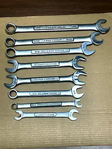 Craftsman Maulschlüssel/Kombination Standard Schraubenschlüssel Menge (8) - Bild 1 von 4