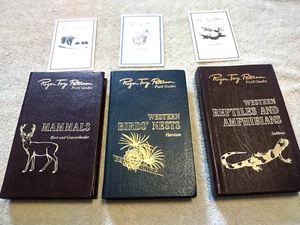 EASTON PRESS Roger Tory Peterson Western Field Guides 50th Ann. X3 NEW - Picture 1 of 15