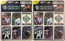 2x 1992 High 5 Superstar Collection Reusable Decals Frank Thomas, Cal Ripken Jr