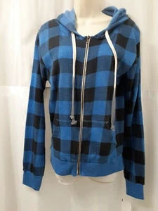 VINTAGE HAVANA Drawstrings Hoodie Full-Zip Kangaroo Pockets Fleece-lined.  M - Picture 1 of 6