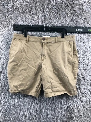 Pantalones cortos chinos Penguin para hombre talla 38 tiro medio lavado beige Foto 1 de 4