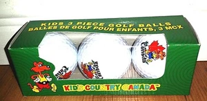 Bolas de golf Kid's Country Canada Kids 3 piezas de colección totalmente nuevas - Imagen 1 de 1