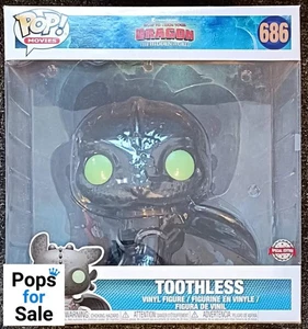 686 Toothless - 10 Inch - How To Train Your Dragon 3 Funko POP - Picture 1 of 1