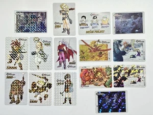 Lote de 15 tarjetas Chrono Trigger 1995 F/S Akira Toriyama Pixel dot - Imagen 1 de 16