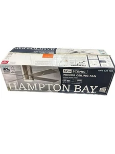 NEW Scenic 52" IntegratedLED Indoor Brushed Nickel Hugger Ceiling Fan Reversible - Picture 1 of 1