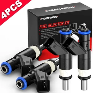 x4 NEW Fuel Injectors for 2009-2019 Dodge Journey 2.4L I4 04891577AC - Picture 1 of 10
