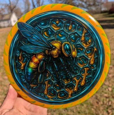 *Disc Golf New custom Discraft InfuZed  BUZZZ  Saw 175gm Mid Range PDGA Approved - Image 1 of 4