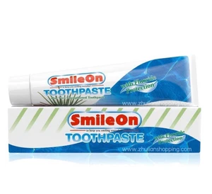 3X Toothpaste Aloe Vera Mint Scent Contains Fluoride Teeth Zhulian Smile On 250g - Picture 1 of 7