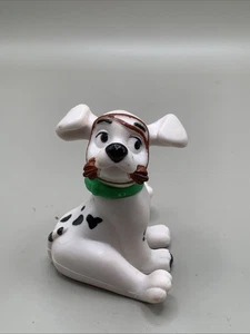 Figura de juguete 101 dálmatas cuello verde correa en la boca envuelta McDonald’s - Imagen 1 de 4