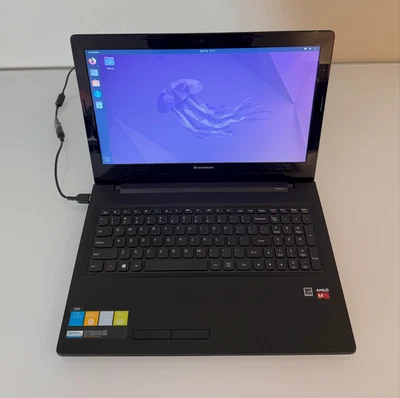 Portátil Lenovo G50-45 WD250GB SSD AMD A8 2GHz 8GB Ram - Probado Funciona. Batería defectuosa Foto 1 de 4