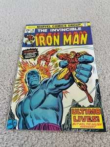 Iron Man 70 VF+ 8.5 High Grade Sunfire Ultimo Mandarin Marvel 1974 - Picture 1 of 4