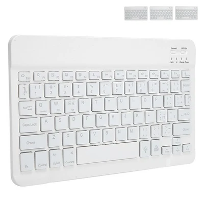 Wireless BT Keyboard 10in With RGB Backlight Square Keycap For Phone Tablet ECM - Image 1 of 4