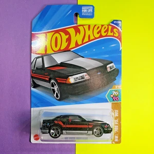 2025 Hot Wheels '92 FORD MUSTANG 5.0 ~ HW: '70S VS. '90S 7/10 ~ black ~ 127/250 - Picture 1 of 6