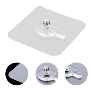 Ganchos de pared autoadhesivos para baño adhesivos tornillos sin rastro 12 piezas - Imagen 1 de 12