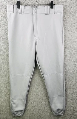 Мужские бейсбольные штаны Worth VTG XL серые с вышивкой для софтбола - Изображение 1 из 4