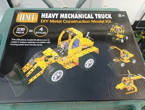 HMT Heavy Mechanical Truck DIY Metal Construction Kit 238 Pcs, 4 Styles - Picture 1 of 6