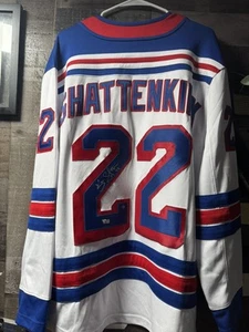 KEVIN SHATTENKIRK RANGERS AUTOGRAPHED JERSEY FANATICS COA - Picture 1 of 6