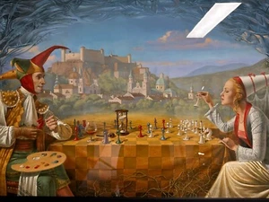 Michael Cheval - "Nuove Regole per il Vecchio Gioco" (SN) - Edizione Limitata Sublimazione - Foto 1 di 5