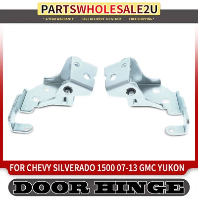 2x Front Upper Door Hinge for Chevrolet Silverado 1500 2007-2013 GMC Sierra 1500 - Image 1 of 4