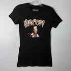 Bacon Scateboards Kevin Bacon Women's Cut Fitted Size S Crewneck Graphic T-Shirt
