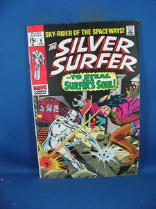 SILVER SURFER 9 F VF 1969 MARVEL - Picture 1 of 2