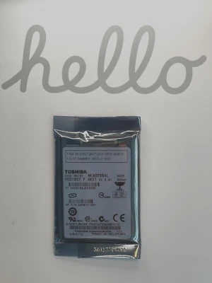 TOSHIBA MK6028GAL HDD1807 60GB 4200RPM 2MB ZIF CE INTERNAL HARD DISK DRIVE - Image 1 of 3