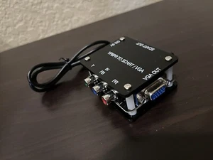 Component YPbPr to RGBS/VGA Converter for Retro Game Console/Set-top Box LAGLESS - Picture 1 of 10