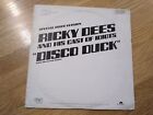 RIcky Dees and His Cast Of Idiots 12" Vinyl Record Disco Duck PROMO WLP 1976 VG+