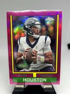 2024 Topps Chrome - 1974 Topps Football C.J. Stroud #74TF-22 Pink Refractor - Imagen 1 de 1