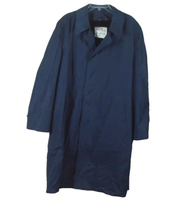 Gabardina de tela Brookford All Weather Clarendon vintage para hombre talla 46R azul Foto 1 de 4