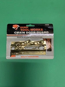 Kettentürschutz - robuster Stahl mit Messingoptik NEU - Bild 1 von 2