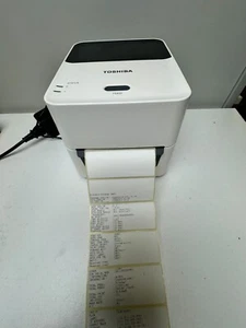 BARCODE PRINTER TOSHIBA B-FV4D B-FV4D-GS14-QM-R USB RJ45 - Bild 1 von 3
