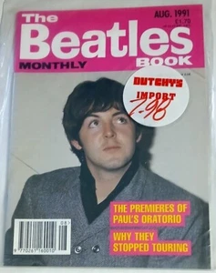 THE BEATLES MONTHLY BOOK-AUG. 1991 - SEALED - Picture 1 of 2