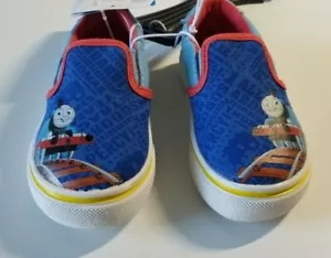  Thomas The Train Blue Toddler Boys Canvas Shoes  - New w/ Tags - Picture 1 of 8