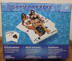 Swimline Royal Flush Inflatable Mattress Raft Float with 2 Cupholders 79"x63"