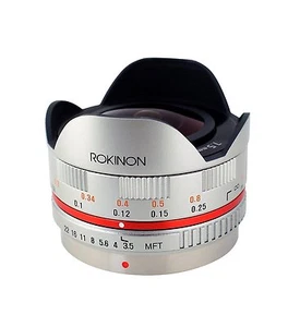 Rokinon 7.5mm Fisheye Lens for Olympus & Panasonic Micro Four Thirds Cameras - Picture 1 of 2