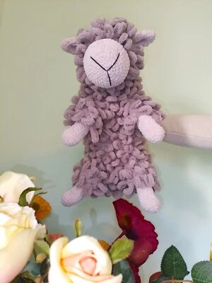 Вязаная плюшевая пушистая овца, зефир овца, большой мягкий плюшевый ягненок, Шон - Изображение 1 из 4