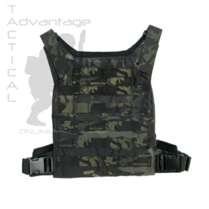 Grau Ghost Gear minimalistischer MOLLE Plattenträger - Multicam schwarz - KEINE RÜSTUNG - Bild 1 von 1