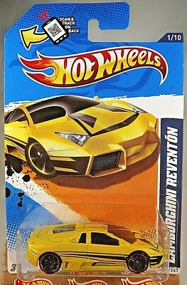 Hot Wheels #121 HW All Stars '12 1/10 2012 Lamborghini Reventon variación amarilla Foto 1 de 4