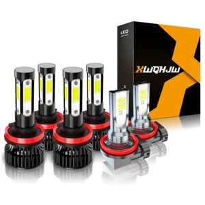 For Lexus CT200h 2011-2017 6000K LED Headlight High Low Beam+Fog Light Bulb Kit - Foto 1 di 12