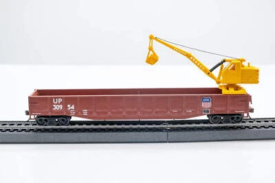 HO Con-Cor Gondolas with Crane - Union Pacific - Image 1 of 4