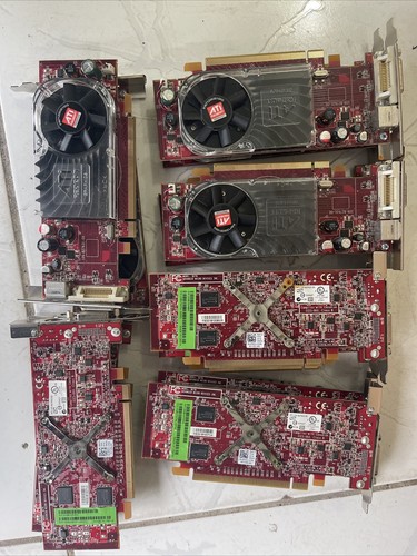 Scheda Video AMD ATI Radeon HD2400XT - 256MB DDR2, PCI-E, Doppio Monitor, Usata Ma Testata - 2